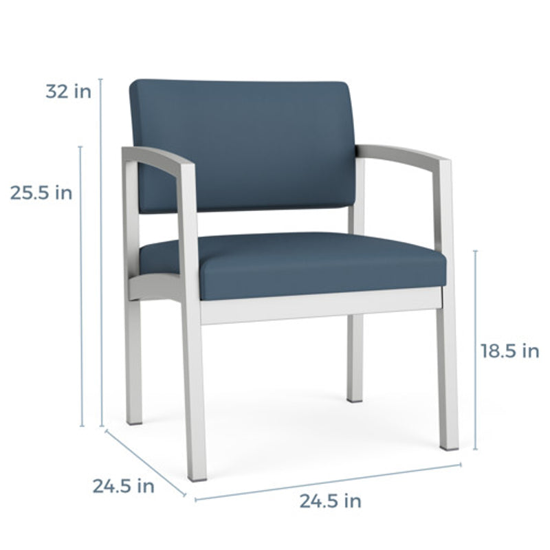 Lesro Lenox Steel Oversize Guest Chair 181.4 kg Capacity