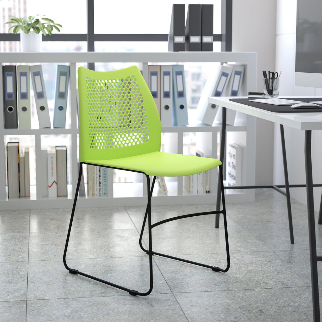 FLASH HERCULES Series 300 kg Capacity Sled Base Stack Chair