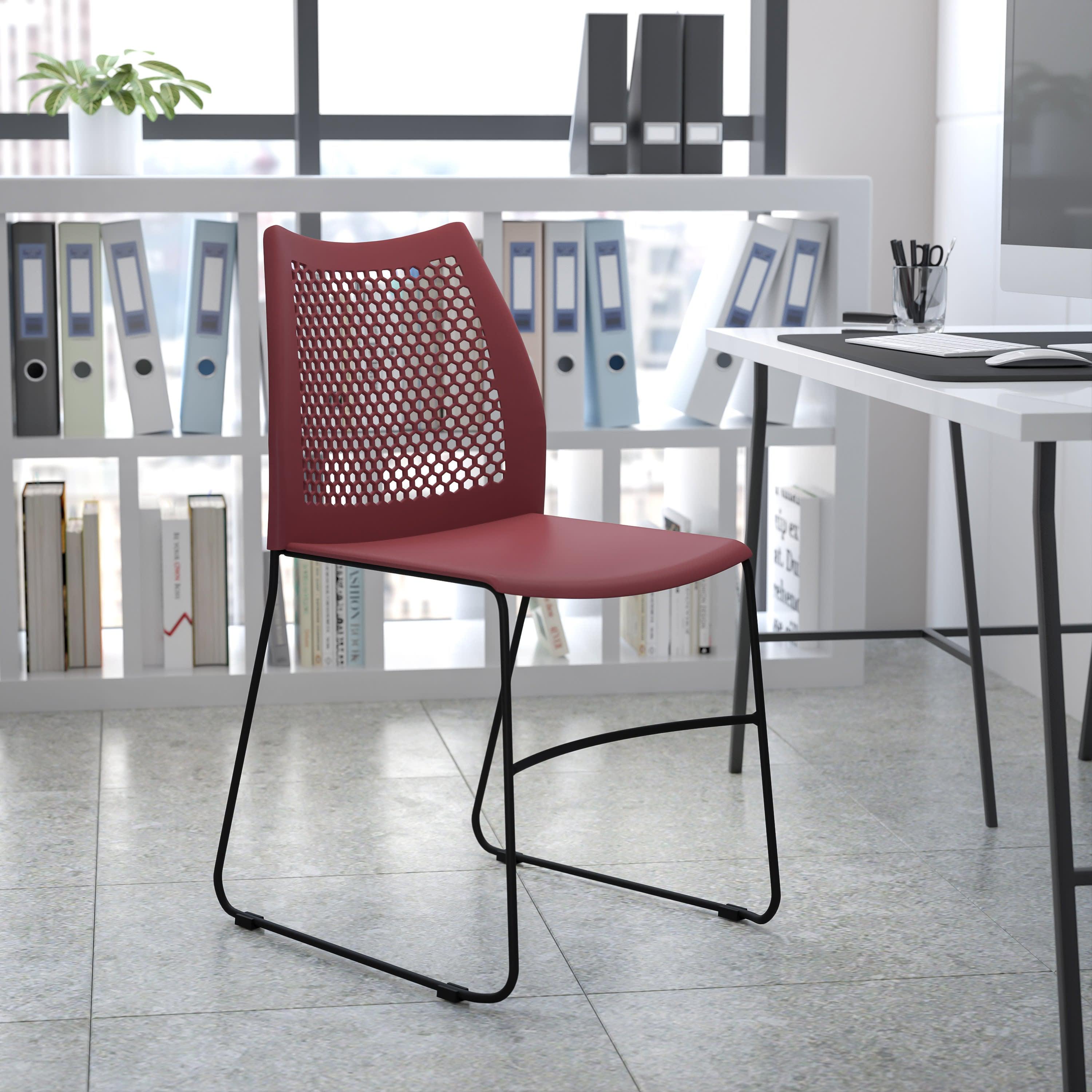FLASH HERCULES Series 300 kg Capacity Sled Base Stack Chair