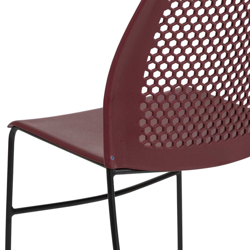 FLASH HERCULES Series 300 kg Capacity Sled Base Stack Chair