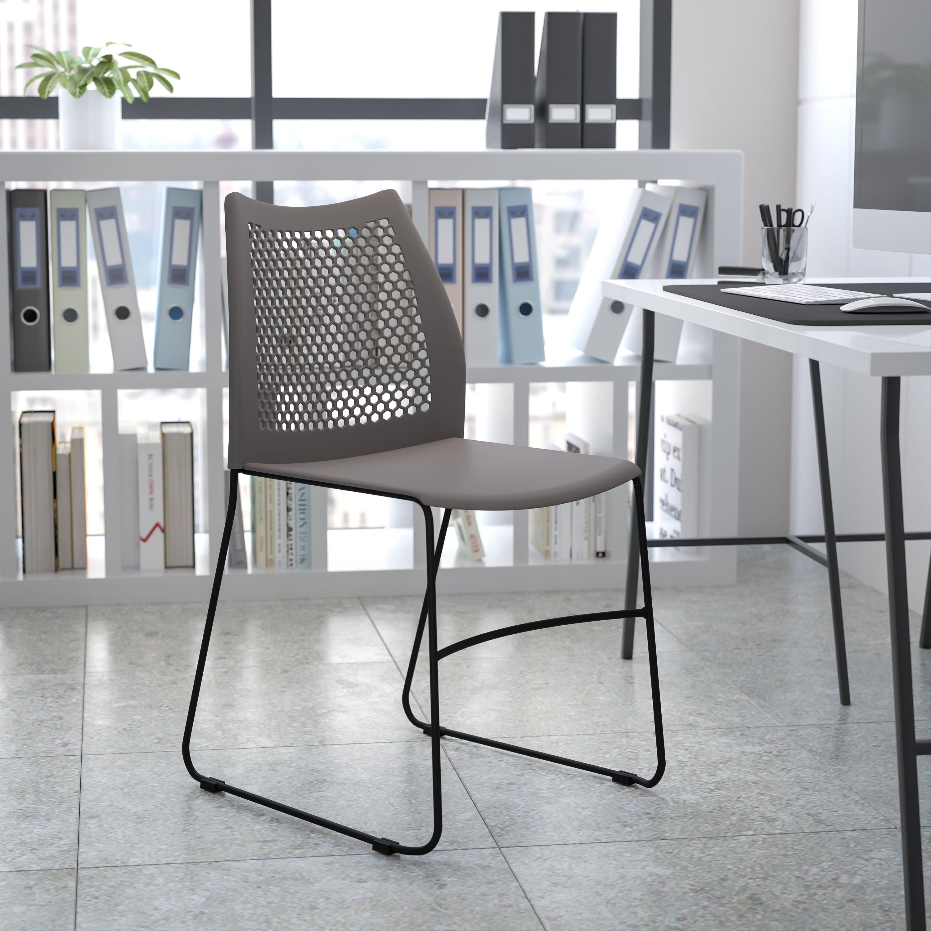 FLASH HERCULES Series 300 kg Capacity Sled Base Stack Chair