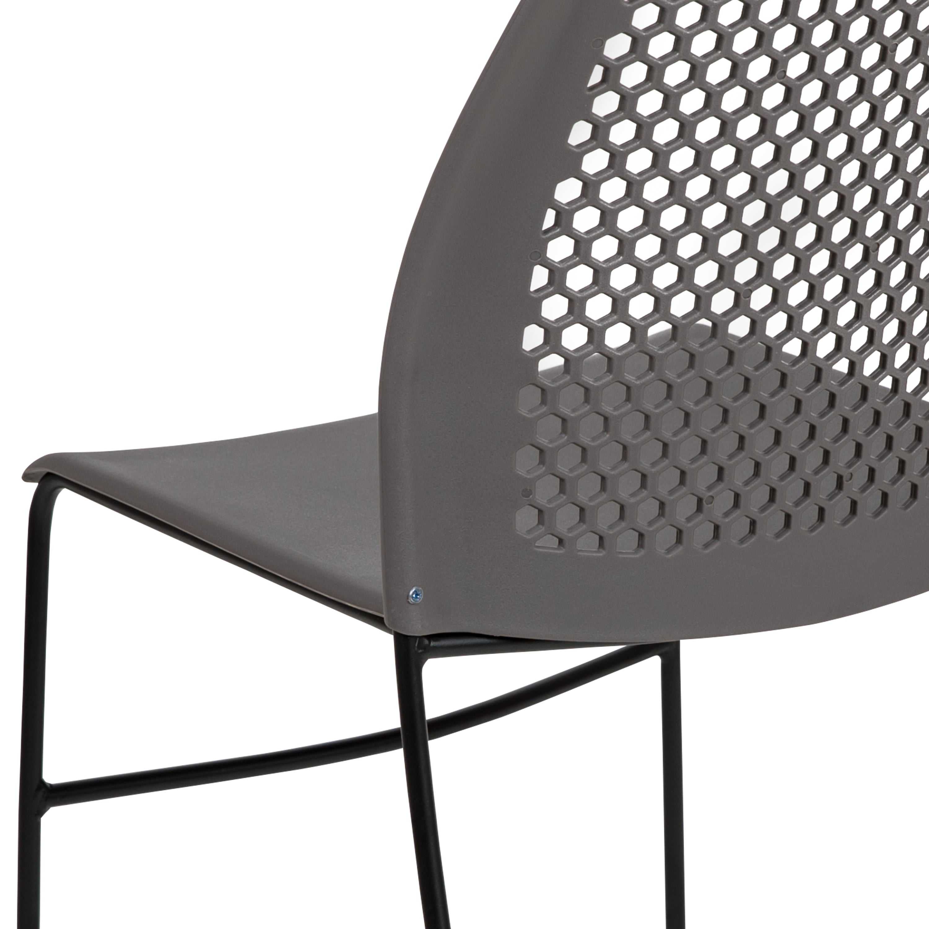 FLASH HERCULES Series 300 kg Capacity Sled Base Stack Chair