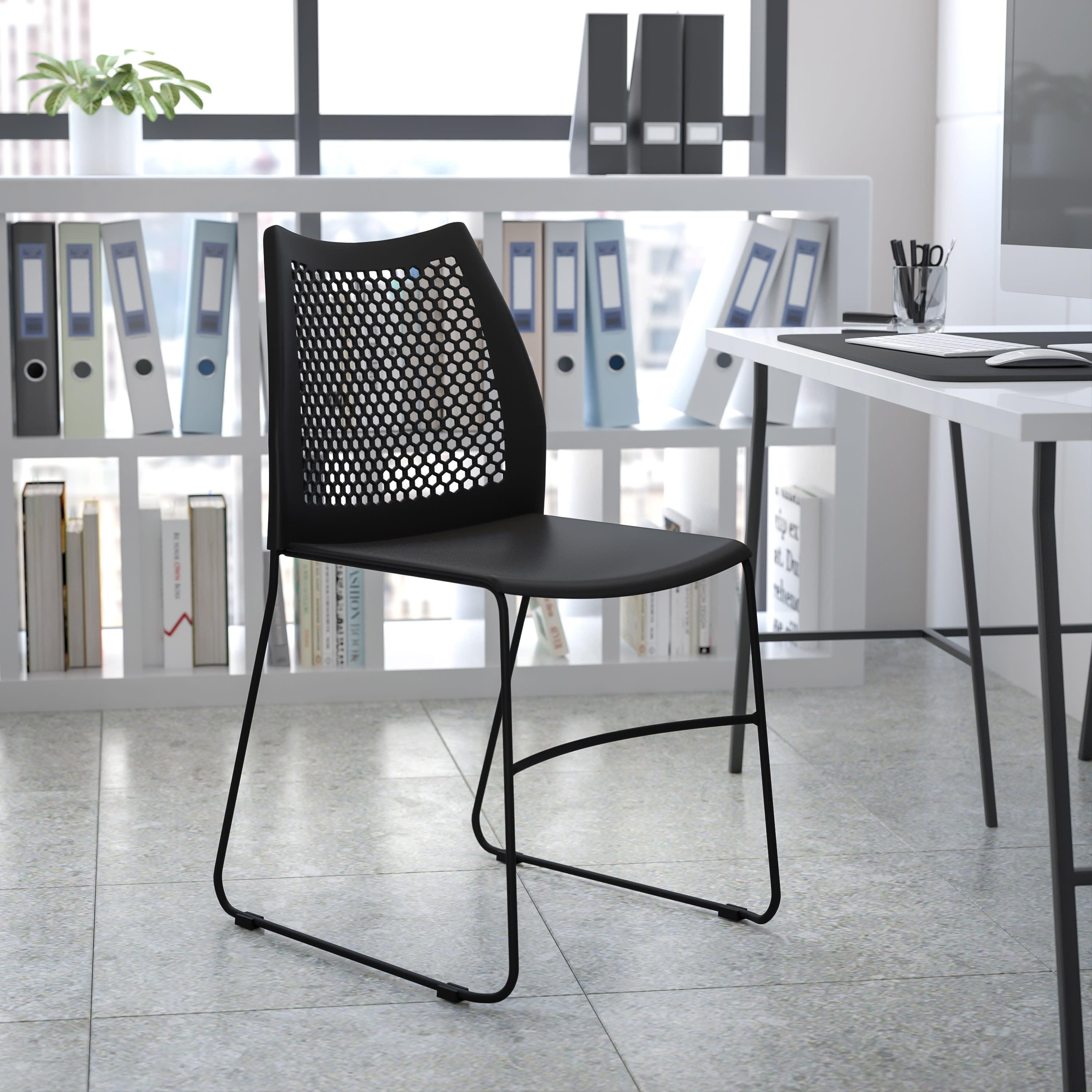 FLASH HERCULES Series 300 kg Capacity Sled Base Stack Chair