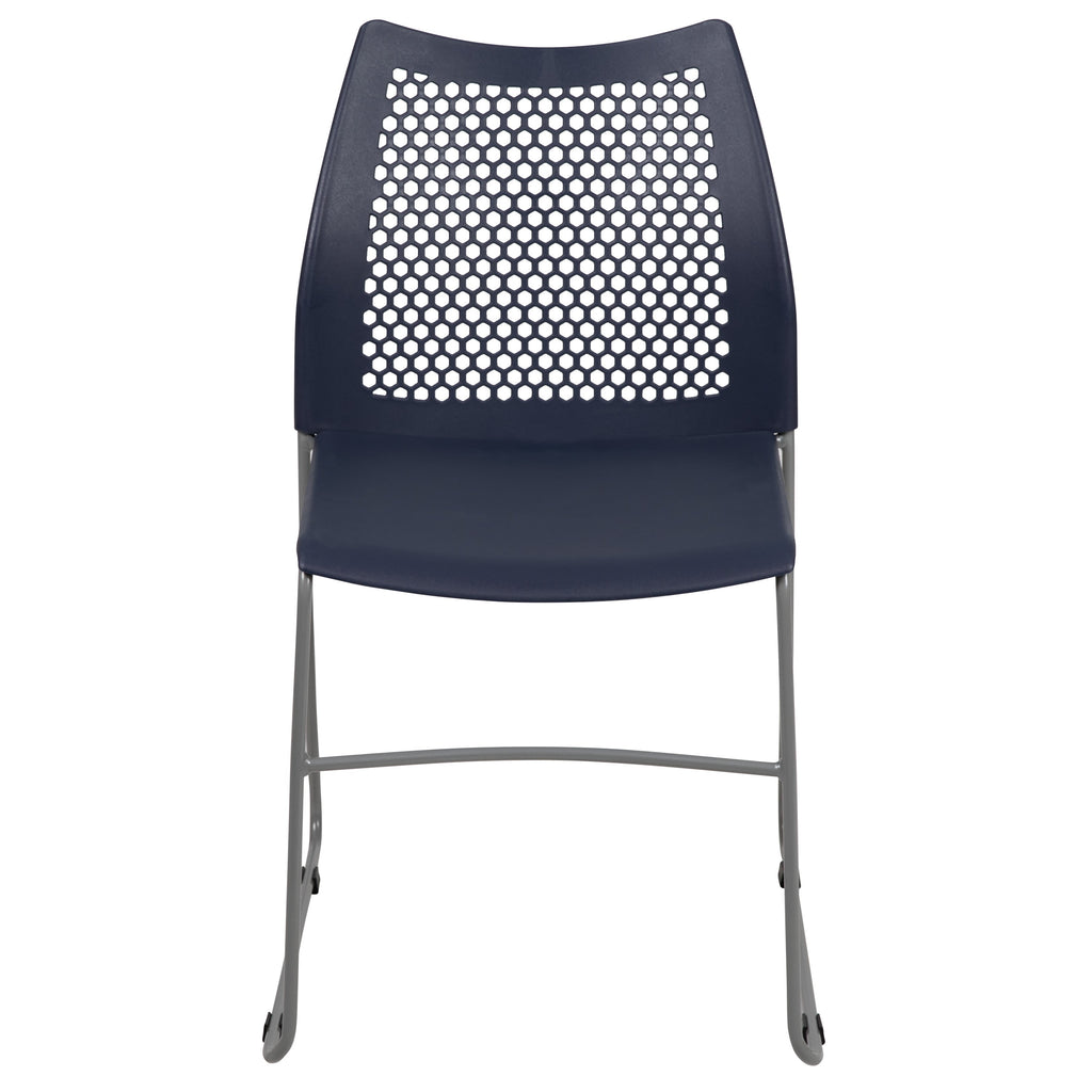 FLASH HERCULES Series 300 kg Capacity Sled Base Stack Chair