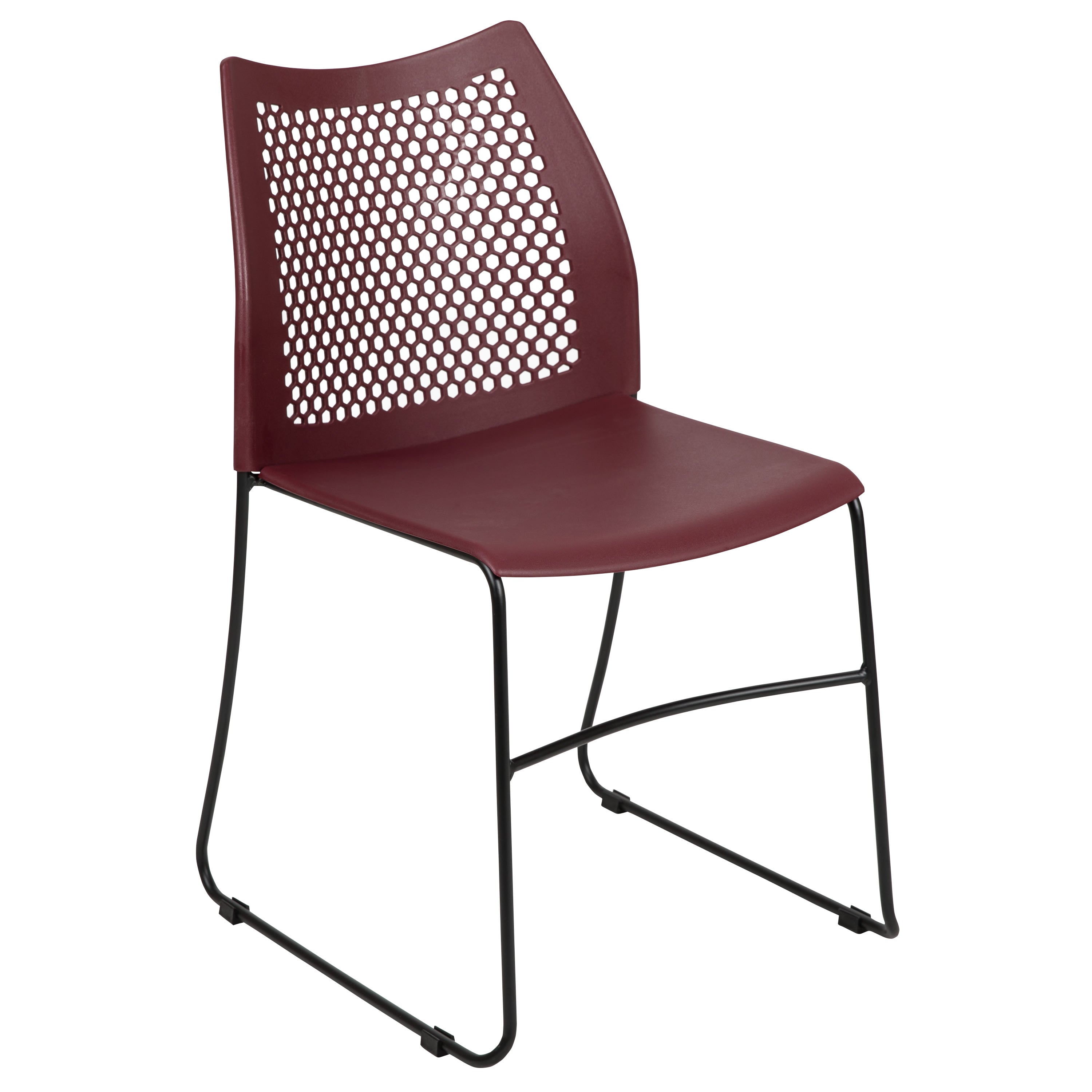 FLASH HERCULES Series 300 kg Capacity Sled Base Stack Chair